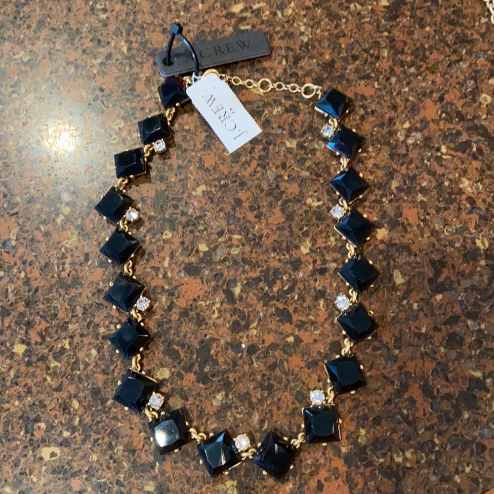 J Crew black & gold necklace - NWT